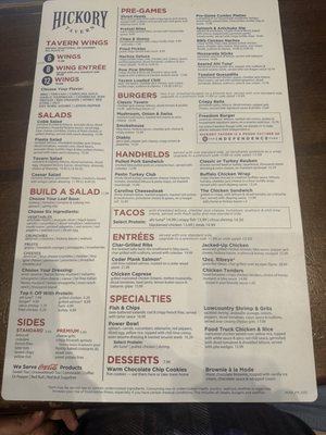 Menu photo 1 Hickory Tavern Columbia, SC