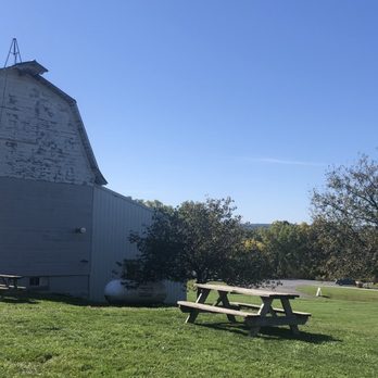 Lucky Hare Brewing - Nice picnic table area outside - Brewpubs Near Me - Hector, New York