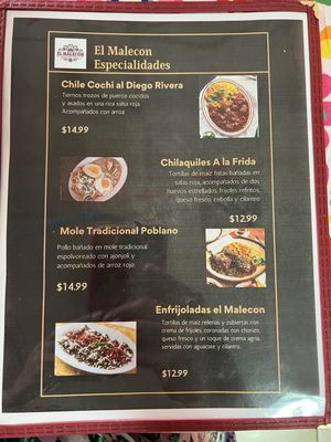 Menu photo 7 Tacos El Malecon Albuquerque, NM