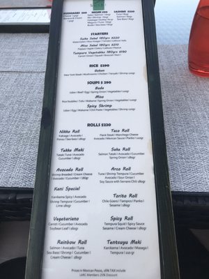 Menu photo 3 Sushi Sky Bar Cabo San Lucas, BCS