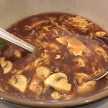 China King - vegetarian hot and sour soup - spend a couple bucks more on the large (the size difference is ridic). Very delicious & loaded with mushrooms - Chinese Near Me - Goleta, California China King - vegetarian hot and sour soup - spend a couple bucks more on the large (the size difference is ridic). Very delicious & loaded with mushrooms - Chinese Near Me - Goleta, California