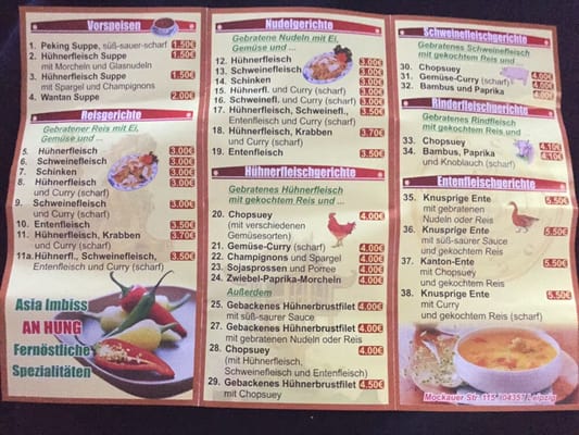 Menu photo 1 An Hung Leipzig, SN