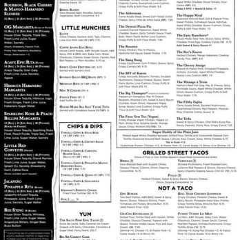 Agave & Rye - Menu - Tacos Near Me - Perrysburg, Ohio