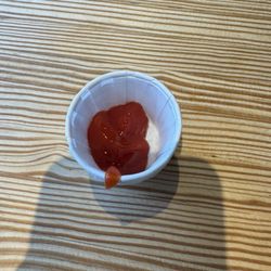 All of the ketchup I was able to squeeze out