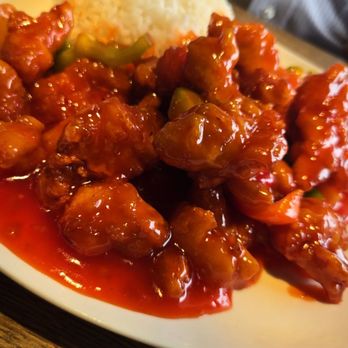 Ginger Boat - Sweet & sour chicken. - Asian Fusion Near Me - Bellingham, Washington