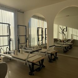 Private pilates area for extra practice