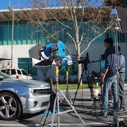 12 Point Productions - Filming corporate video shoot with Chevrolet Camaro