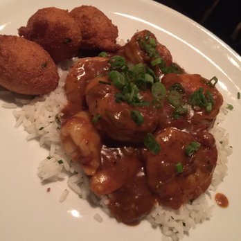 Evangeline - Shrimp etouffee and hush puppies - Cajun/Creole Near Me - Calistoga, California
