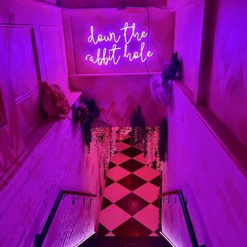 Spicy Moon at Bowery - Stairs to Gender Neutral Bathrooms - Szechuan Near Me - New York, New York