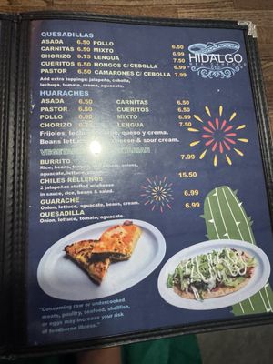 Menu photo 2 Hidalgo Restaurante Pawtucket, RI