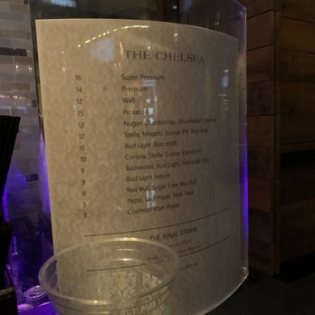 The Chelsea - Drink prices - Venues & Event Spaces Near Me - Las Vegas, Nevada The Chelsea - Drink prices - Venues & Event Spaces Near Me - Las Vegas, Nevada