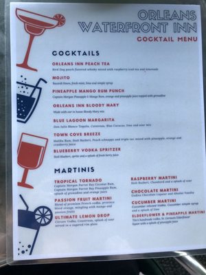 Menu photo 1 Orleans Waterfront Inn Orleans, MA