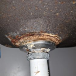 Rose Home Inspection Services - Leaking sink basin.