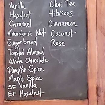The Healing Grounds - Monin syrup flavors - Cafes Near Me - Buffalo, New York