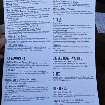 Double Dogs - Menu as of July 2020 - Sports Bars Near Me - Lexington, Kentucky