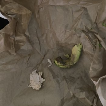 Panera Bread - Black rotten avocado in my sandwich - Sandwiches Near Me - Hanford, California