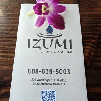 Izumi - Scan it - Thai Near Me - South Attleboro, Massachusetts
