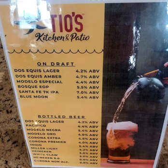 Tio's Kitchen & Catering - Beer choices - Mexican Near Me - Bernalillo, New Mexico