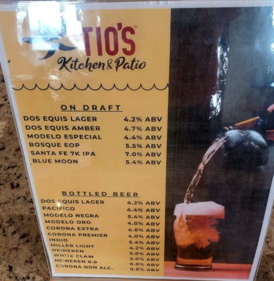 Menu photo 1 Tio's Kitchen & Catering Bernalillo, NM