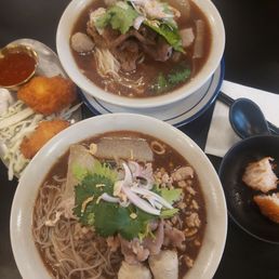 Thai Boat Noodles - Beef & pork options Thai Boat Noodles - Beef & pork options
