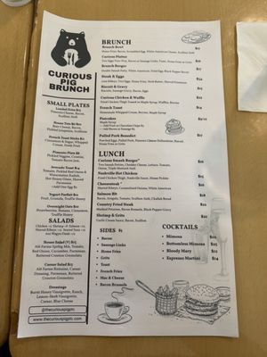 Menu photo 1 The Curious Pig Peachtree City, GA Menu photo 1 The Curious Pig Peachtree City, GA