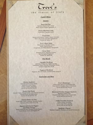 Menu photo 8 Trevi's Champions Gate, FL