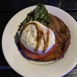 Breaded Eggplant Caprese Salad