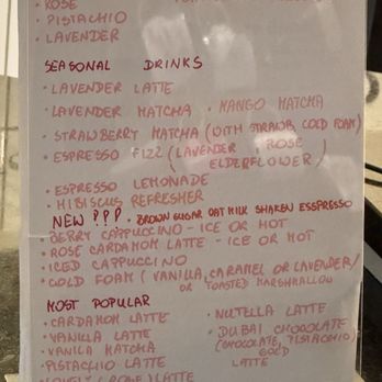 Vintage Cafe - Seasonal Menu - Coffee & Tea Near Me - Schaumburg, Illinois