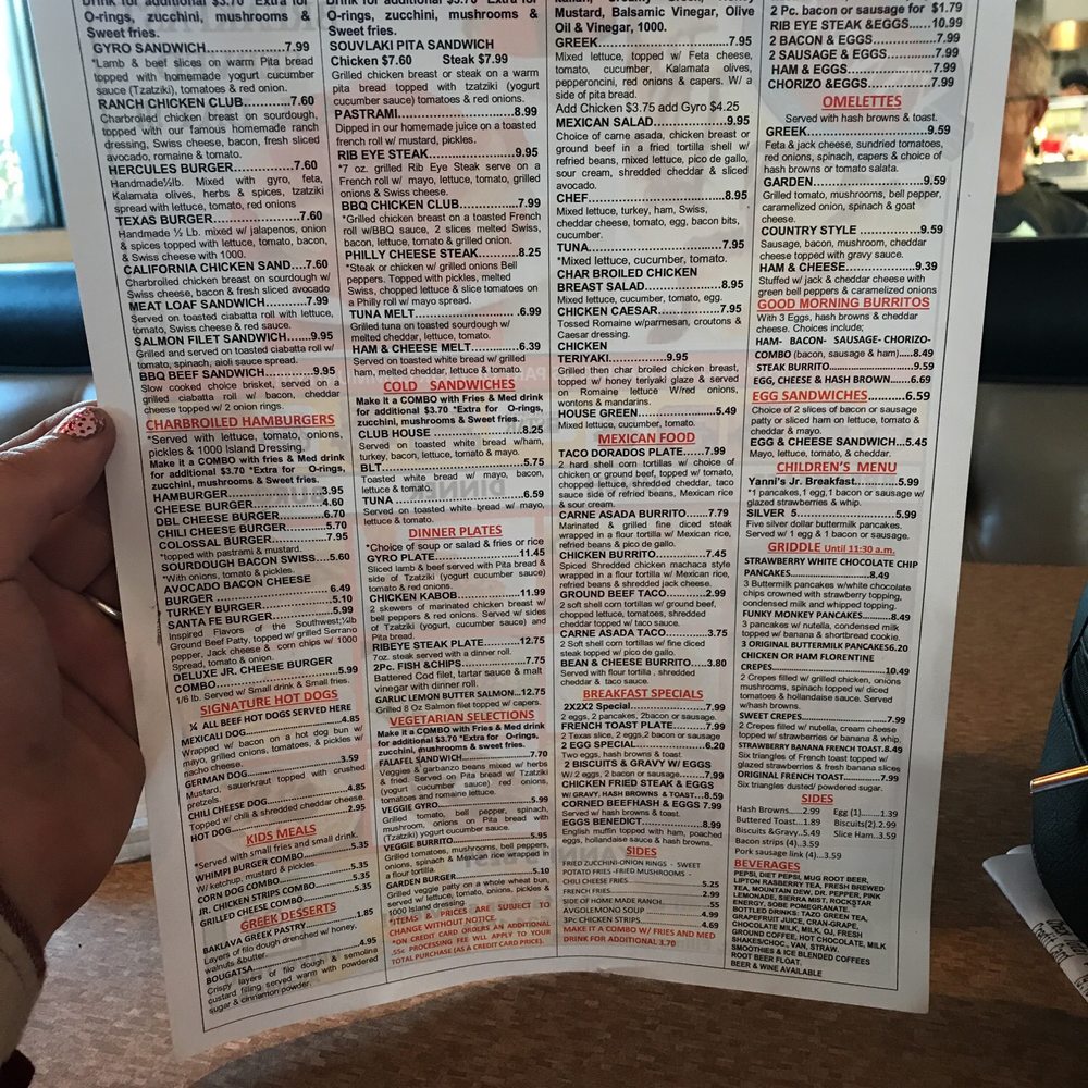 Yanni's Best Charbroiled - Menu is THE BIGGEST I HAVE EVER SEEN - Burgers Near Me - Fillmore, California Yanni's Best Charbroiled - Menu is THE BIGGEST I HAVE EVER SEEN - Burgers Near Me - Fillmore, California