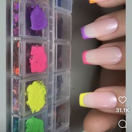 What I showed the nail tech!