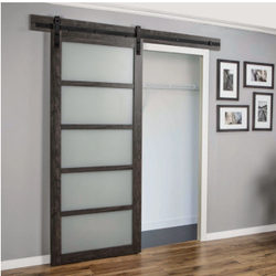 Reeves Azle Hardware - RENIN 84 In. H X 36 In. W Pavilion Barn Door With Hardware