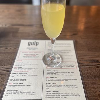 Gulp - $3.95 mimosas weekends 10a-2p - New American Near Me - Los Angeles, California