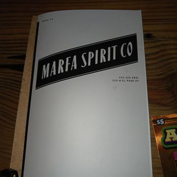 The Marfa Spirit - Distilleries Near Me - Marfa, Texas