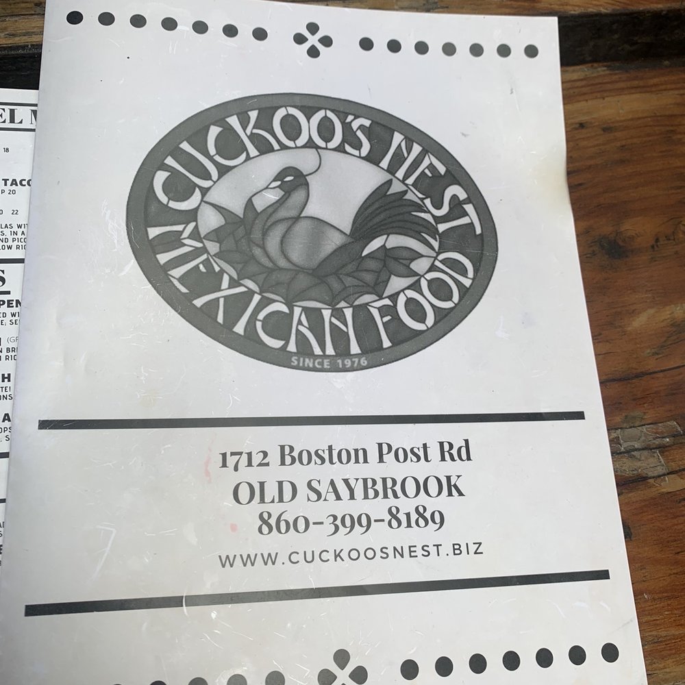 Cuckoo's Nest - Menu - Mexican Near Me - Old Saybrook, Connecticut