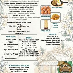 Manila Hawaiian Hut - Manila Hawaiian Hut Menu
