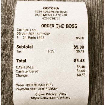 Gotcha Tea House - Order. Need I say more. lol. - Tea Rooms Near Me - Rosemead, California