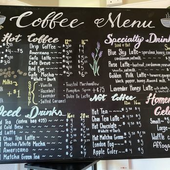 Gelateria & Espresso Bar - the menu - Coffee & Tea Near Me - Moab, Utah