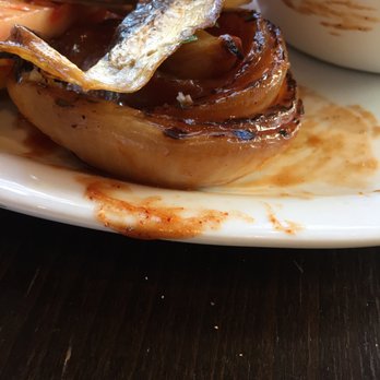 MVP Bar Sportif - Way too much onion to have on such a small burger. - Sports Bars Near Me - Montreal, Quebec