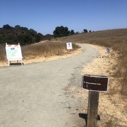 One way signs throughout the trail. This photo is representative of a lot of the terrain of the trail. One way signs throughout the trail. This photo is representative of a lot of the terrain of the trail.