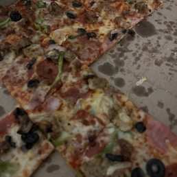 A very bad SUPREME THIN CRUST PIZZA A very bad SUPREME THIN CRUST PIZZA
