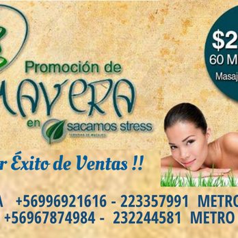 Sacamos Stress - solo de lunes a viernes valida - Massage Near Me - Santiago, RM Sacamos Stress - solo de lunes a viernes valida - Massage Near Me - Santiago, RM