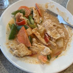 Curry chicken with pineapples!