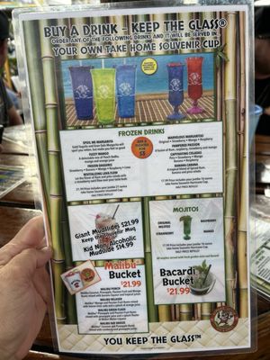 Menu photo 1 Bamboo Beach Bar & Grill Madeira Beach, FL