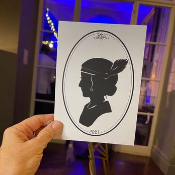 Sweet Silhouette - Silhouette cut at a costume party in Boston - Commissioned Artists Near Me