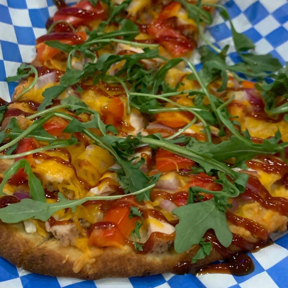 Natural 20 Brewing - BBQ chicken flatbread - Brewpubs Near Me - Spokane, Washington Natural 20 Brewing - BBQ chicken flatbread - Brewpubs Near Me - Spokane, Washington