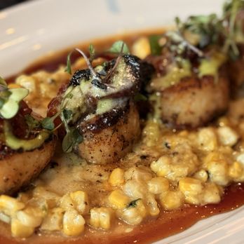 Bristol Seafood Grill - Blackened sea scallops - Seafood Near Me - Leawood, Kansas Bristol Seafood Grill - Blackened sea scallops - Seafood Near Me - Leawood, Kansas