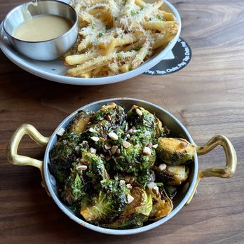 Eureka - Brussels sprouts and truffle fries (IG: @gwenlloves) - American Near Me - Santa Clara, California Eureka - Brussels sprouts and truffle fries (IG: @gwenlloves) - American Near Me - Santa Clara, California