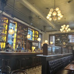 Inside, our view from the table.