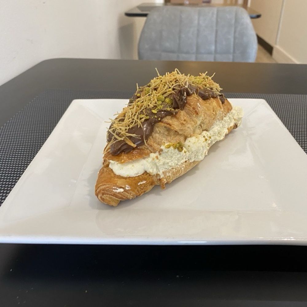 Maya Gourmet - Dubai chocolate croissant - Desserts Near Me - Methuen, Massachusetts Maya Gourmet - Dubai chocolate croissant - Desserts Near Me - Methuen, Massachusetts