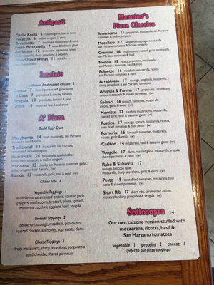 Menu photo 1 Pizzeria Manninos Pitman, NJ